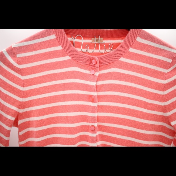 JCrew Women’s Cardigan Bubble Gum Pink - Picture 2 of 3